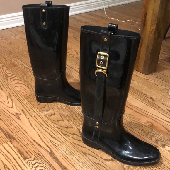 Coach Rain Boots - Picture 2 of 3